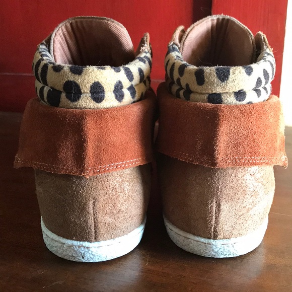 DUNE London leopard accent high top - Picture 5 of 8